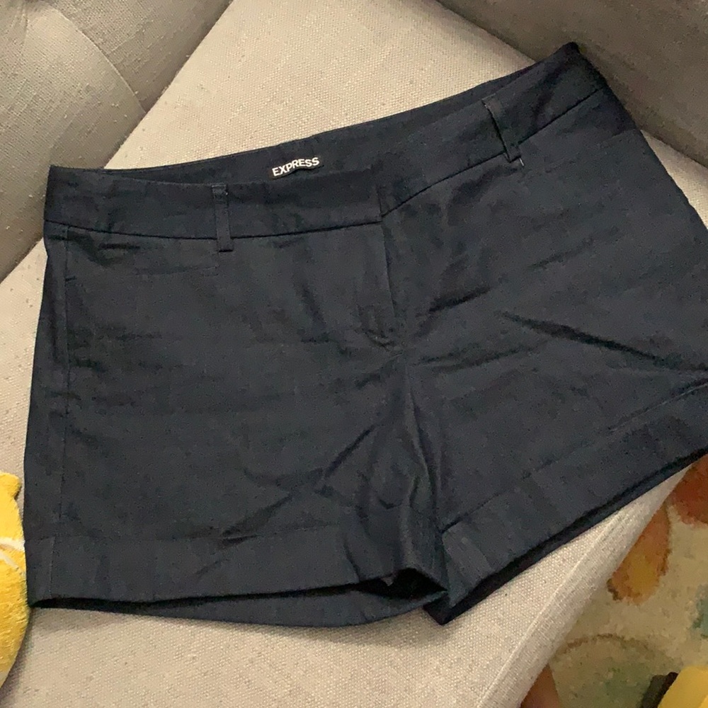 Dark Denim Shorts 5inch Inseam